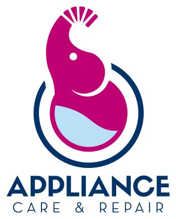 Appliance Care & Repair's business logo ft. the elephant with it's trunk raised